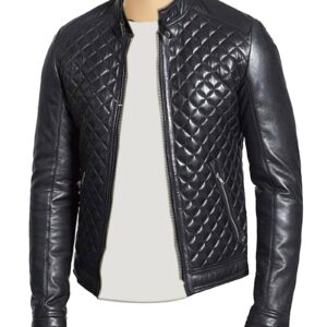 Black Moto Racer Jacket