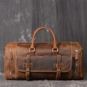 Leather Travel Duffel