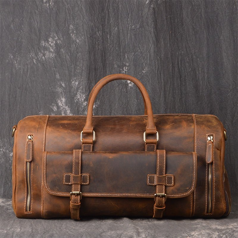 Leather Travel Duffel