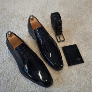 Patent Lace-Up Shoes