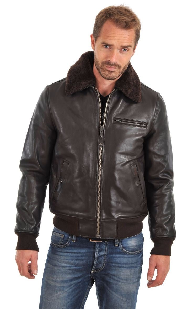 Aviator Leather Jacket