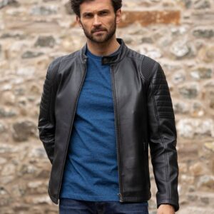 Café Racer Leather Jacket