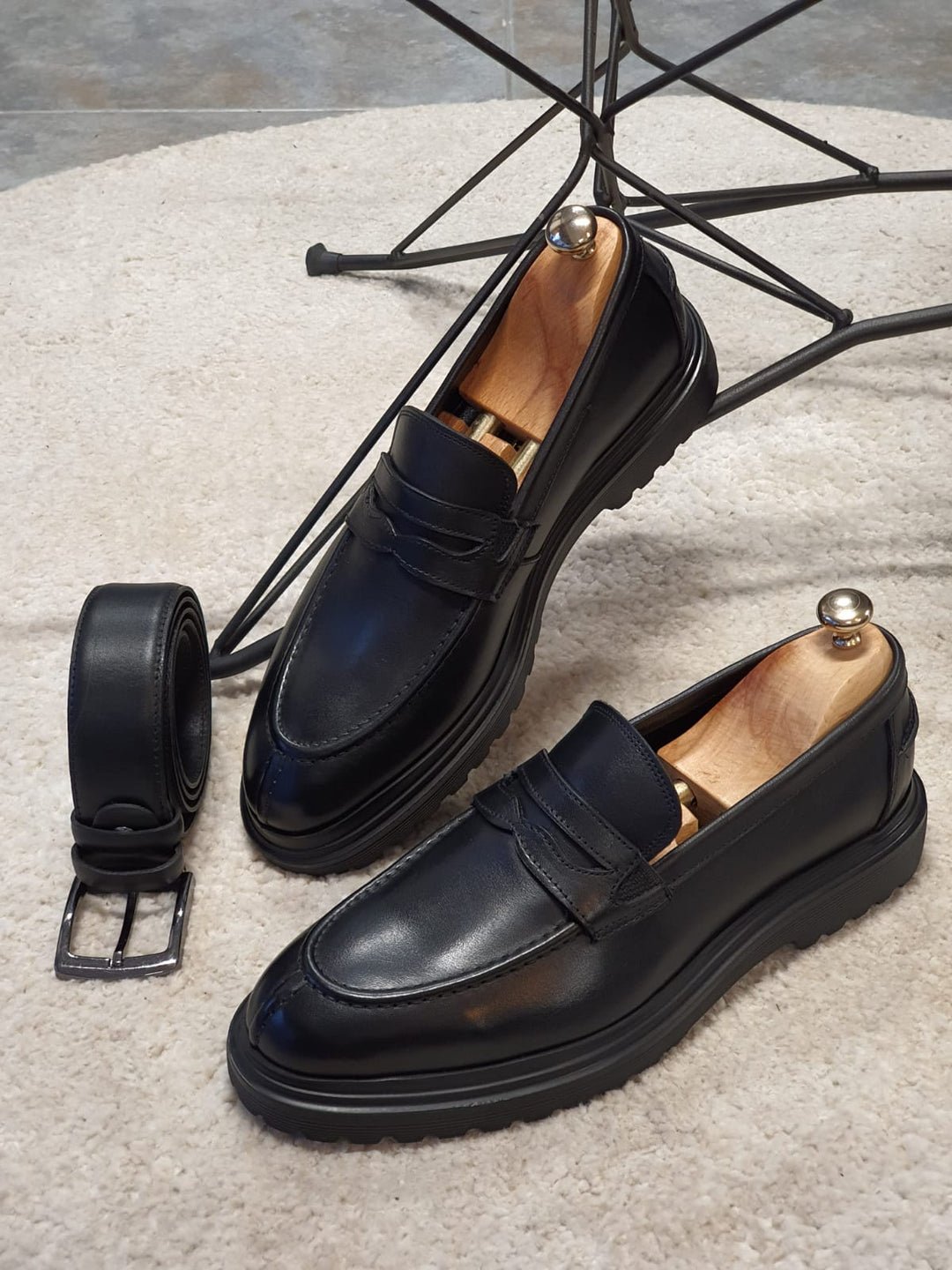 Belgian Leather Loafers