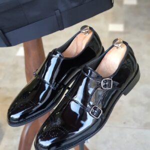 Patent Monk Strap Shoes