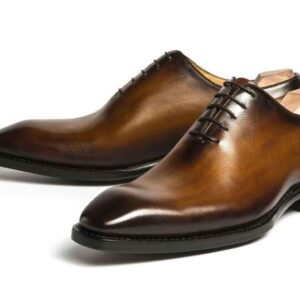Italian Leather Derby Shoes
