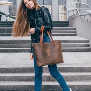 Leather Utility Tote