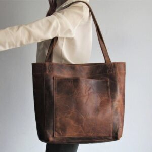 Vintage Leather Tote