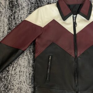 Layered Moto Leather Jacket
